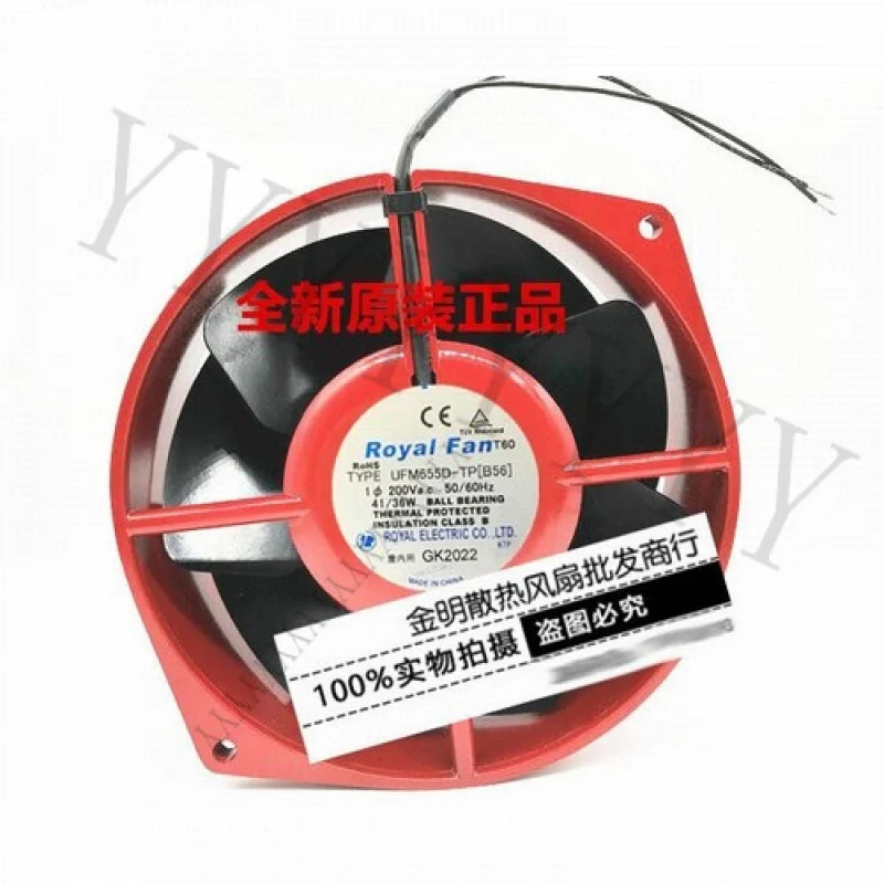 

Y+ROYALFAN UFM655D-TP[B56] Вентилятор AC200V 41/36W, устойчивый к высоким температурам