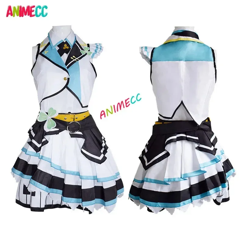 

aaa12 3ANIMECC Project Sekai Colorful Stage Hanasato Minori Kiritani Haruka Hinomori Shizuku Momoi Airi Косплей Платье Костюм Wi