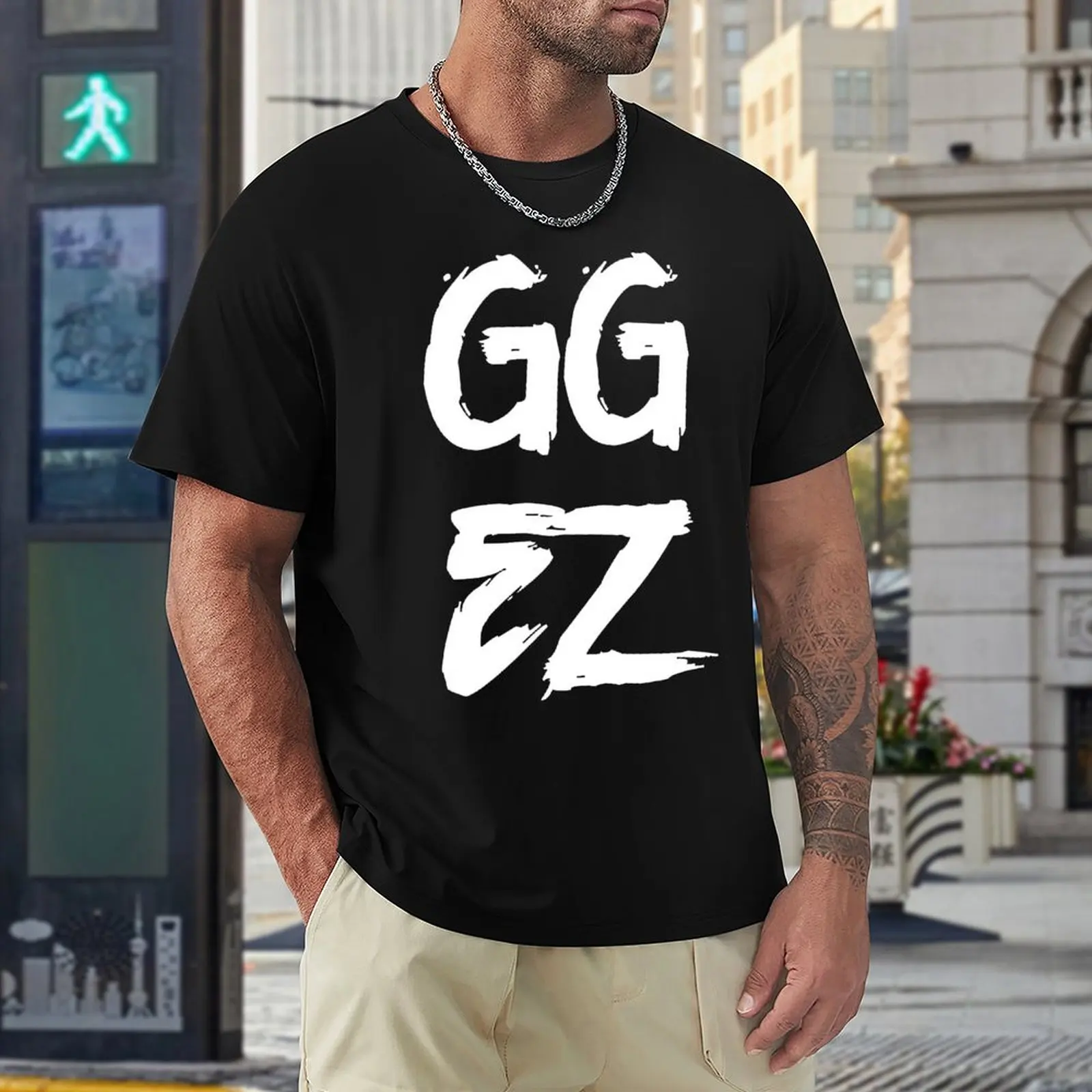 GG Fitted Scoop Fresh T-shirt Sports Top Tee Hipster Funny Joke Home USA Size