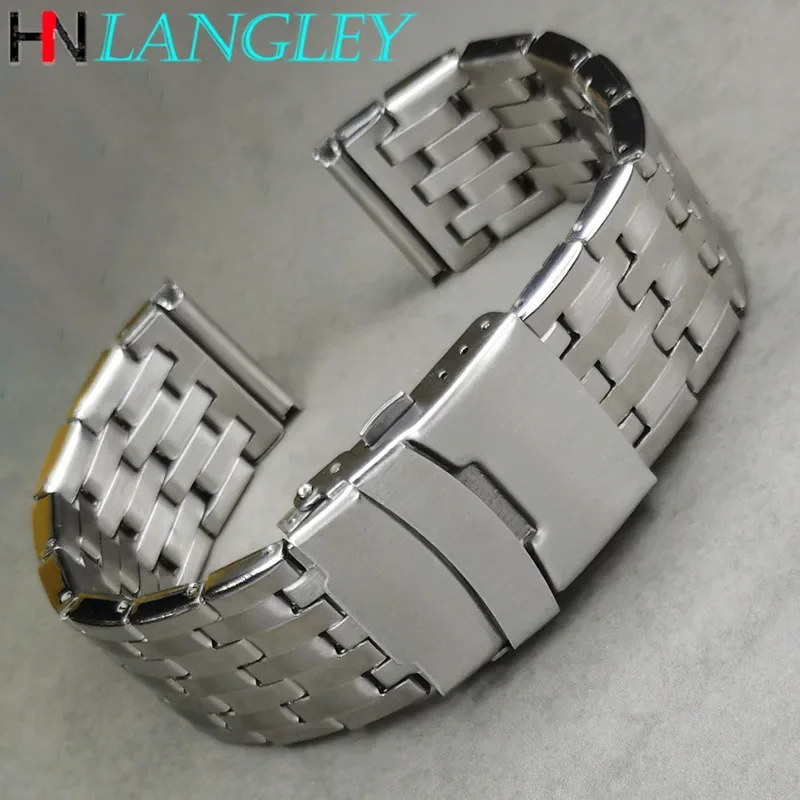 Metal Watch Band Strap Wristband Bracelet for Samsung Galaxy Watch 3 41mm 45mm Men Stainless Steel Replacement Belt 20mm 22mm