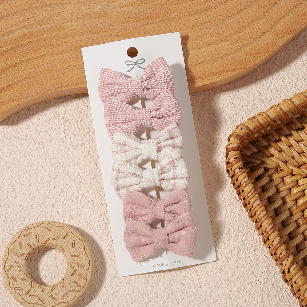 1 Set Stoff-Haarspangen mit Schleife, geeignet für Kinder, Mädchen, Teenager, Party-Dekoration, Haarspangen für Mädchen, Baby-Haar-Accessoires, Geschenke – Detail 16