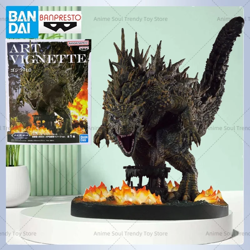 

In Stock Original Bandai Banpresto Godzilla -1.0 Attack On Otsuka Island Action Figures Art Vignette Model Collectible Gift AS