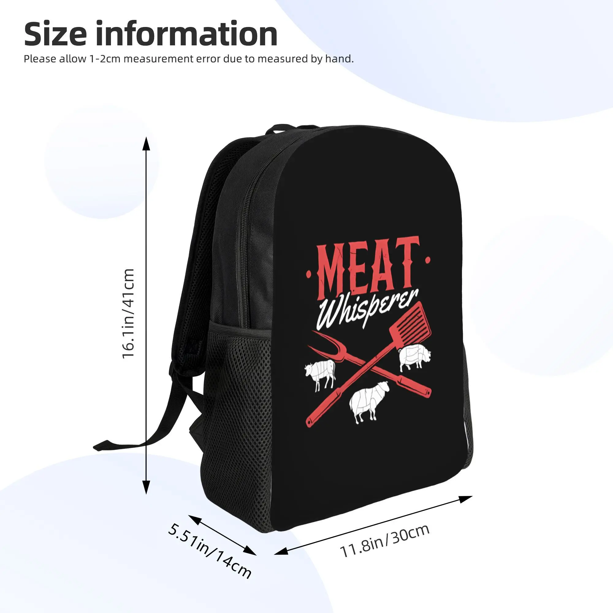 

1Pc Large Capacity Meat Whipsperer 2 Printed Backpack - Unisex Suitable for Travel & Commuting, Schoolbag with Meat Whipsperer 2 Branding Print, Stylish and Convenient for Daily Use
