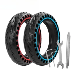 For Xiaomi M365 1S Pro Pro2 Electric Scooter 8.5 Inch Solid Tire Honeycomb Shock Absorber Damping Tyre Durable Wheel With Tools