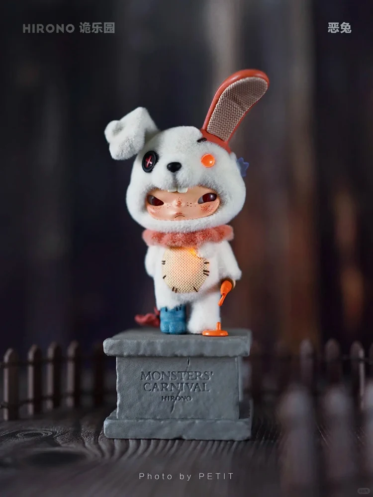 

Новая карнавальная серия Popmart Hirono Monsters, слепая коробка, сумка для догадок, игрушки, кукла Hirono V10, аниме-фигурка, украшения, детский рождественский подарок