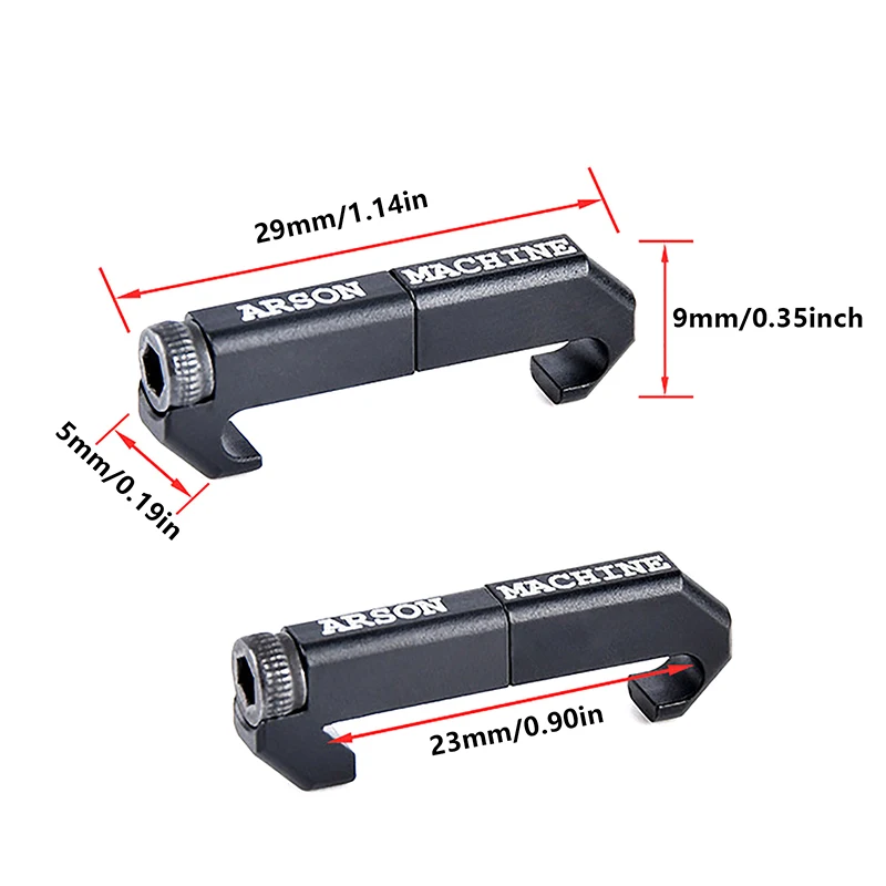3pcs/Set Wire Guide System Cable Management Rail Cover Picatinny Rail Handguard Wire Guide Tail Fixed - view 6