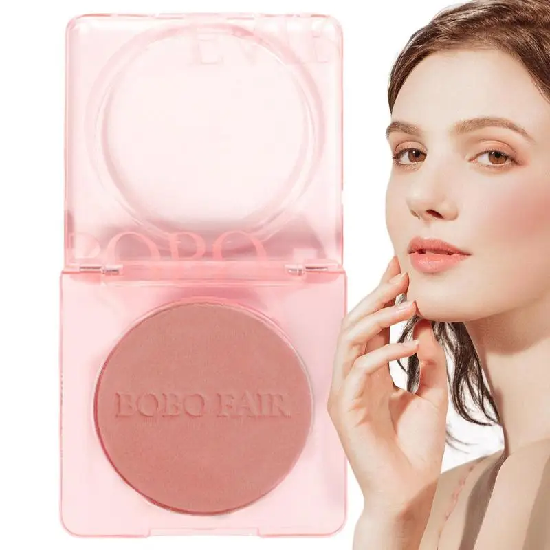 Blush Make-Up Palet Gezicht Minerale Blusher Poeder Rouge Lage Verzadiging Langdurige Natuurlijke Crème Tint Oranje Perzik Roze Blush