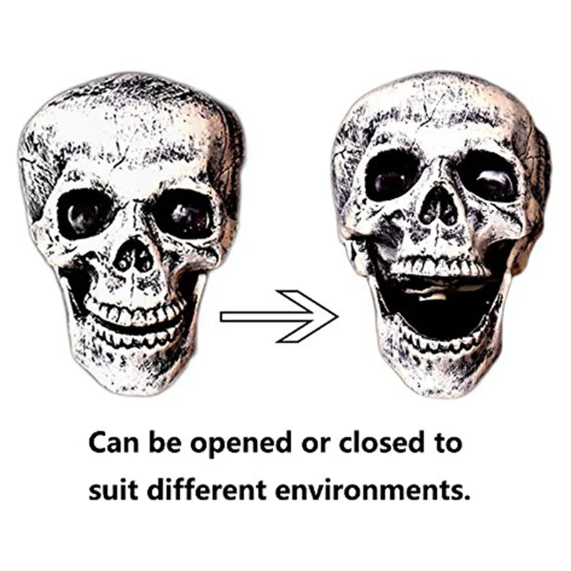 현실적인 해골 말뚝 할로윈 장식, 잔디 말뚝 정원 할로윈 해골 장식