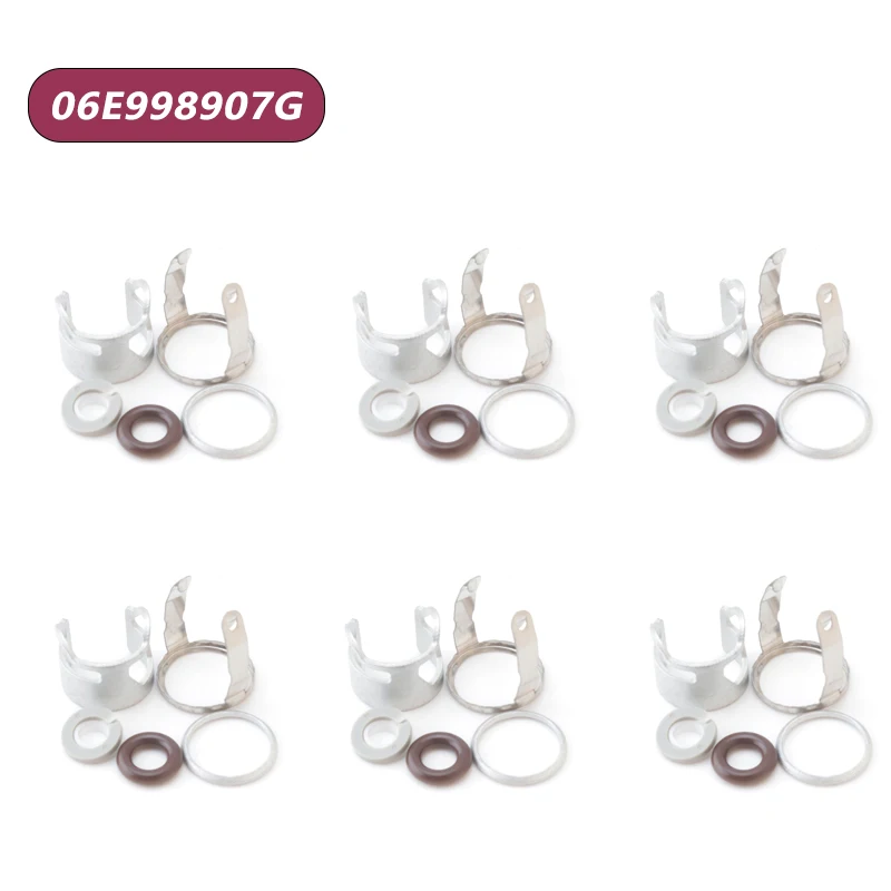 Fuel Injectors Nozzle Seals Repair O-ring Kit 06E998907G 06E998907 06E 998 907 G For VW Audi A4 A5 A6 A7 Q5 2.8 3.0T 3.2 4.2