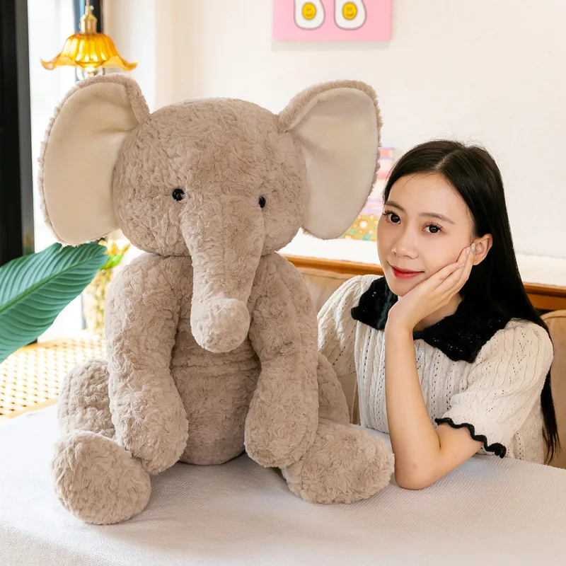 Kawaii pluche olifant knuffel pop zacht knuffelig babyolifant kussen voor kinderen verjaardagscadeau meisjes slaapgenoot