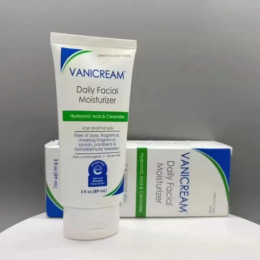 Vanicream Daily Facial Moisturizer With Ceramides and Hyaluronic Acid Lightweight Non-irritating Hydrating For Sensitive Skin
