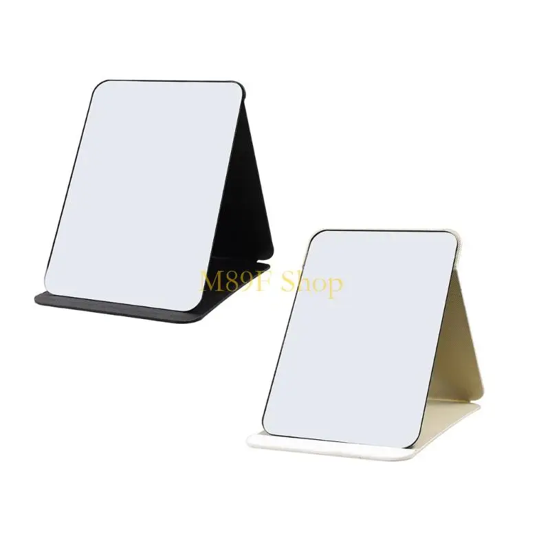 

M89F Стоячее зеркало Зеркало для макияжа Косметическое зеркало Складное зеркало для общежития