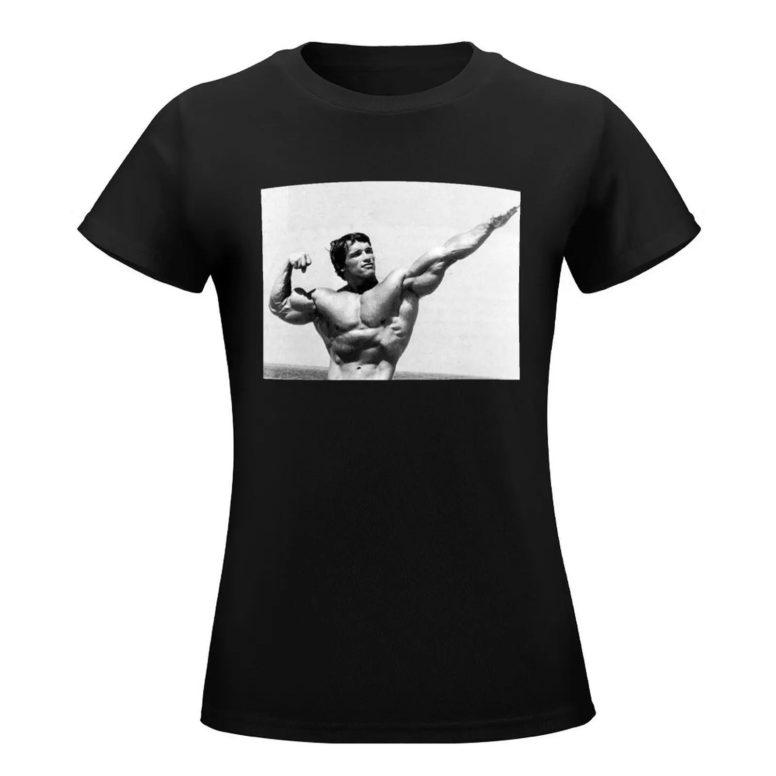 Arnold Schwarzenegger T-Shirt female Aesthetic clothing Women's cotton t-shirt