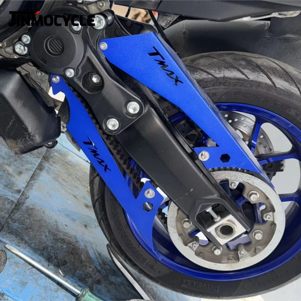 For Yamaha Tmax 530 2017-2019 TMAX 560 2020-2025 Chain Guide Pulley Chain Stabilizer Chainring Protector Guard Cover chain guard