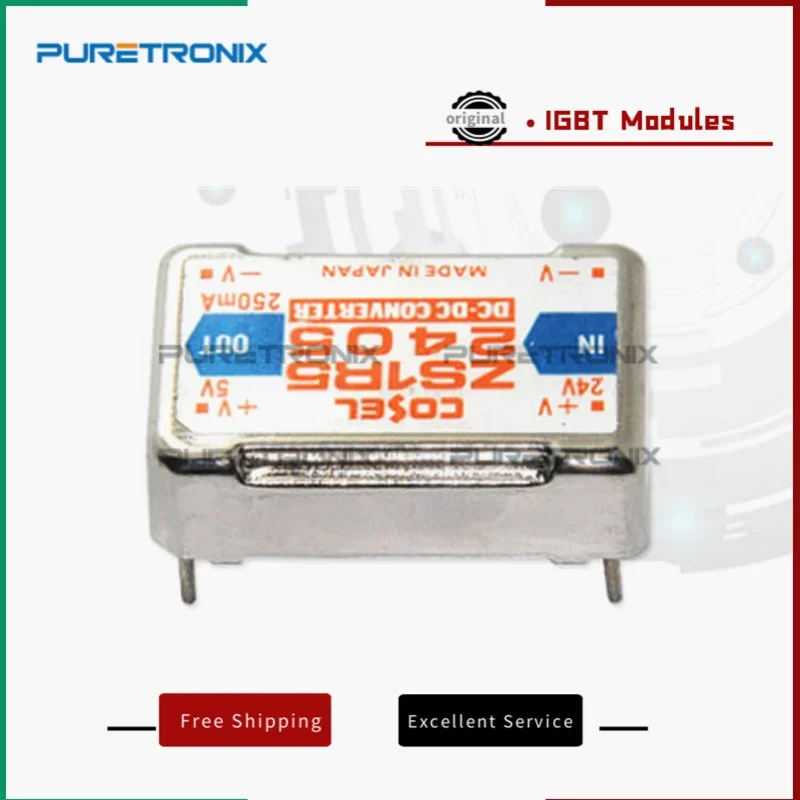 ZS1R52405 ใหม่ Original COSEL 24 V-5 V-1.5A DC/DC Power Supply โมดูล