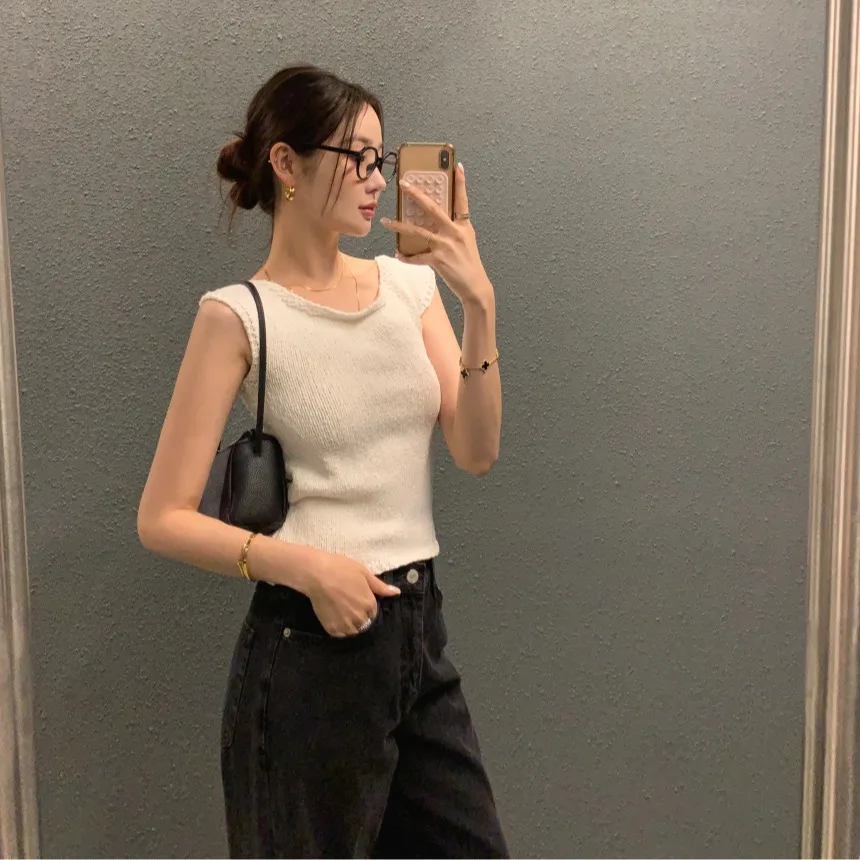 

Ele Summer New Bal Knot Design Вязаный свитер Шикарный персональный сова с бретельками из полиэфирного волокна 00% Без све