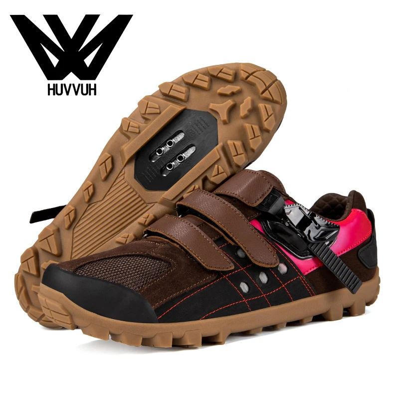 

XC/Trail/MTB Cycling Shoes Black Tênis Masculino Suede Men's Gravel Road Bicycle Sneakers SPD Cleats System MTB Shoes MTB-168