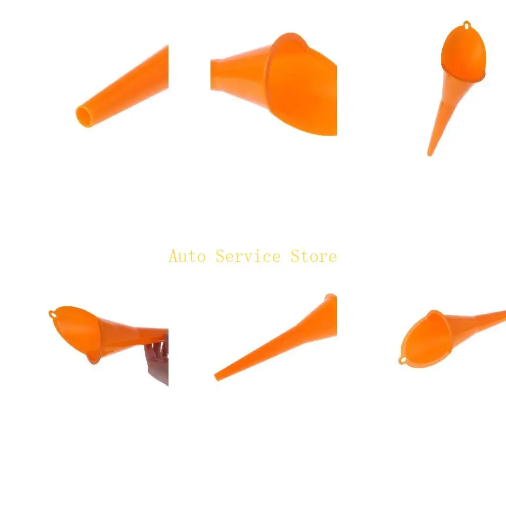 

462A Long Stem Plastic Funnel Oil Liquid Water Funnel for Cars Motorcycle Refueling Tools Long Neck Oil Funnel