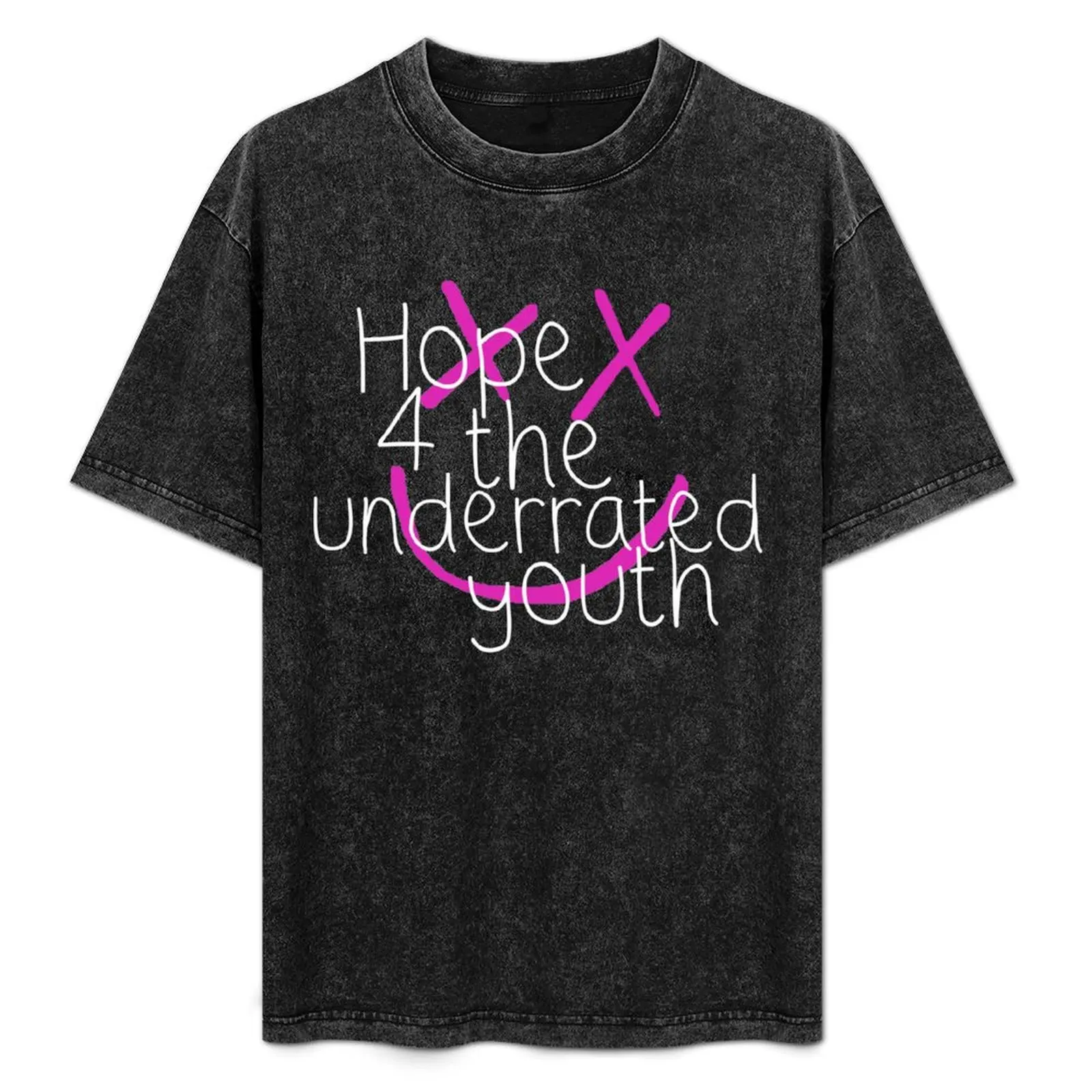 

HOPE FOR THE UNDERRATED YOUTH T-Shirt Stylish Graphic Short Sleeve Top