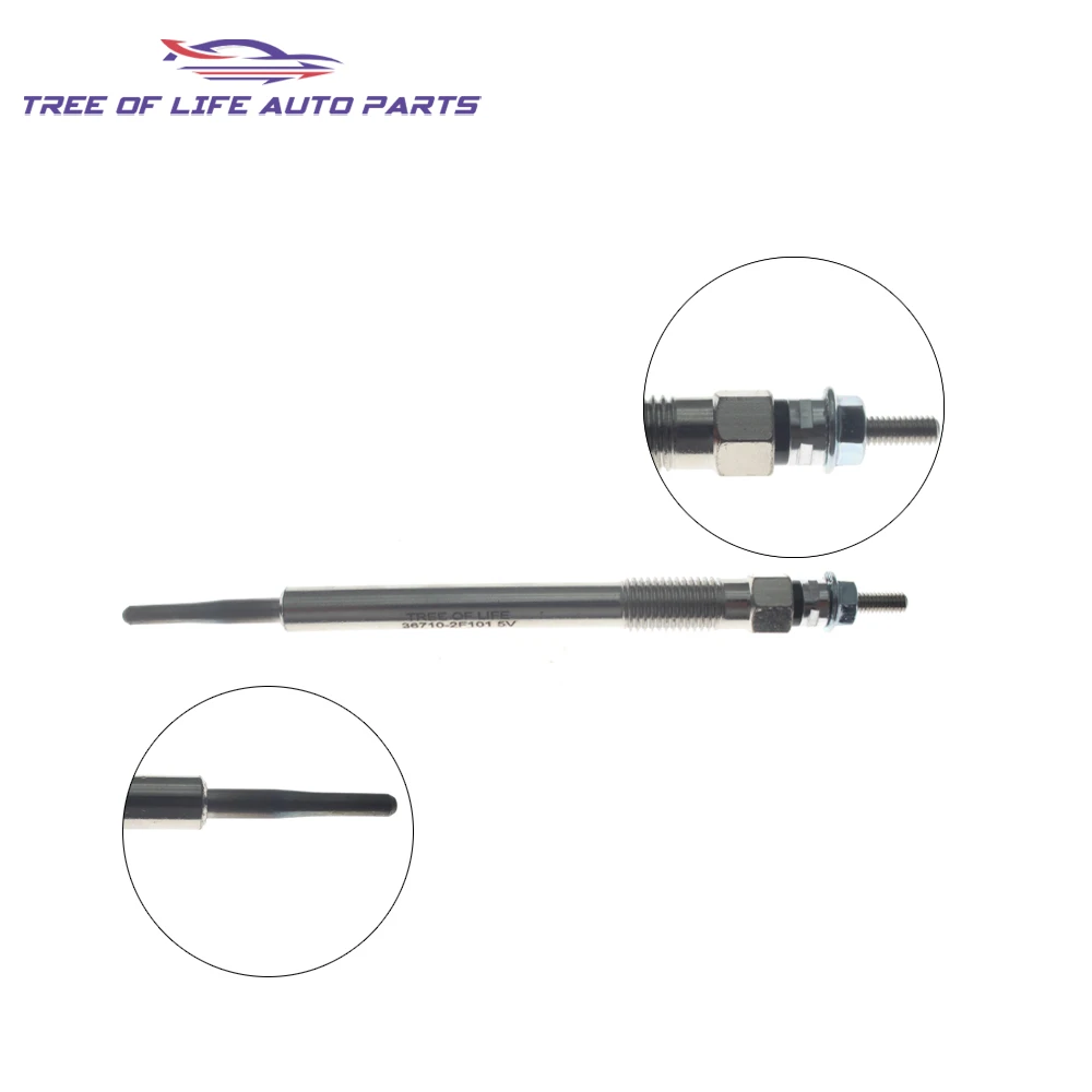 4PCS New Glow Plugs 5V 36710-2F300 For Hyundai Tuscon TL Kia Sportage QL 2.0 CRDi 2015 2016 2017 2018 2019 2020 2021 2022 2023