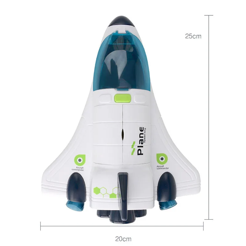 Weltraumrakete Spielzeug Astronaut Raumschiff Spielzeug Kinder Früherziehung Spielzeug Geburtstagsgeschenk für Jungen Mädchen