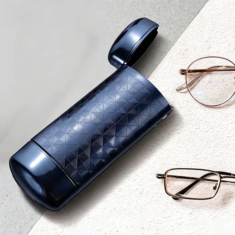 2026 Sturdy Straight-Tube Aluminum Glasses Case Portable Metal Glasses Case Round Storage Aluminum Alloy Reading Eyewear Case