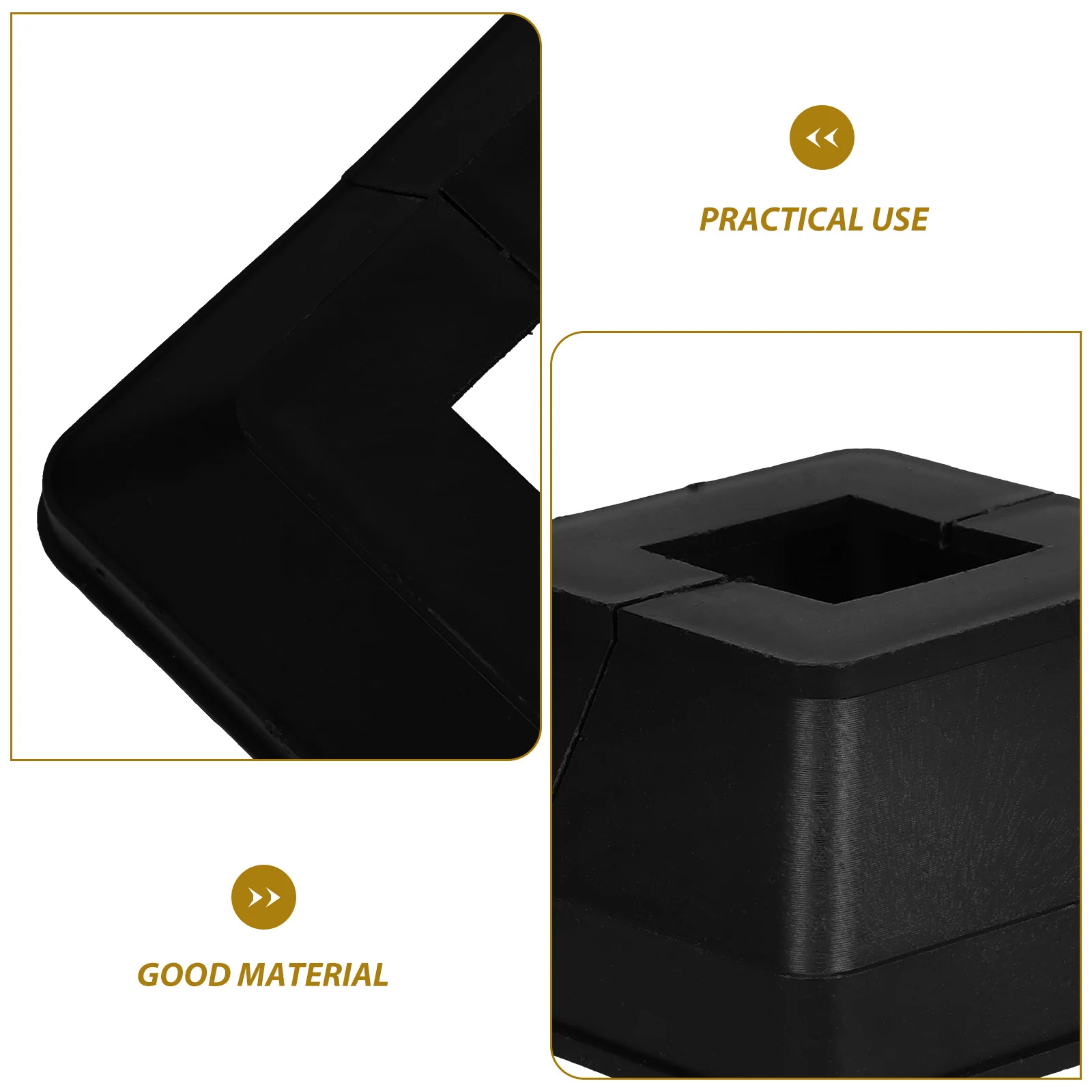 8 Stuks Reling Voet Cover Plastic Post Base Trim Voor Hek Trap Leuning Veranda Decking Leuningen Post Rok Cover Pvc beugel