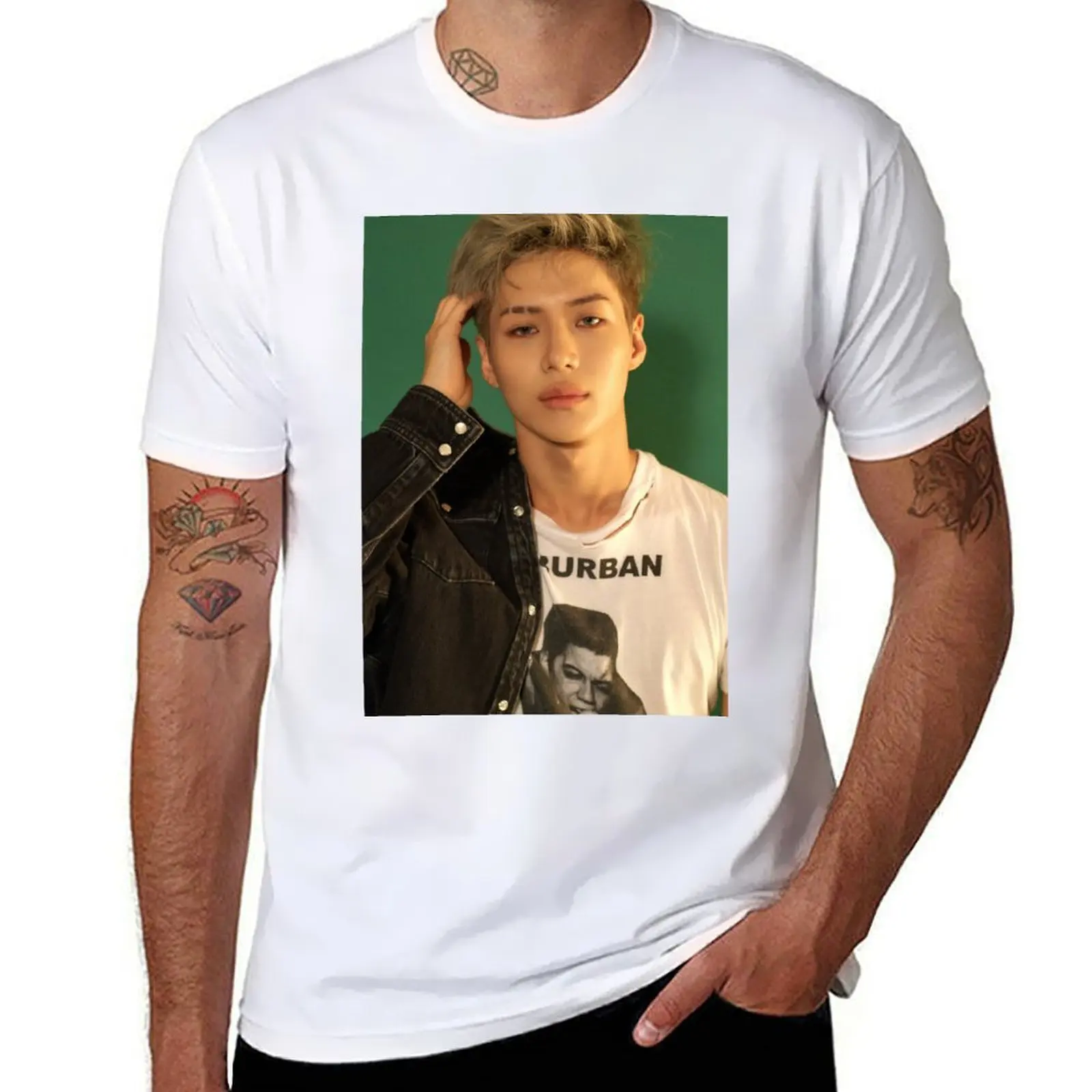 

SHINee TAEMIN MOVE T-Shirt man t shirts graphic man t shirts for men casual T-Shirt