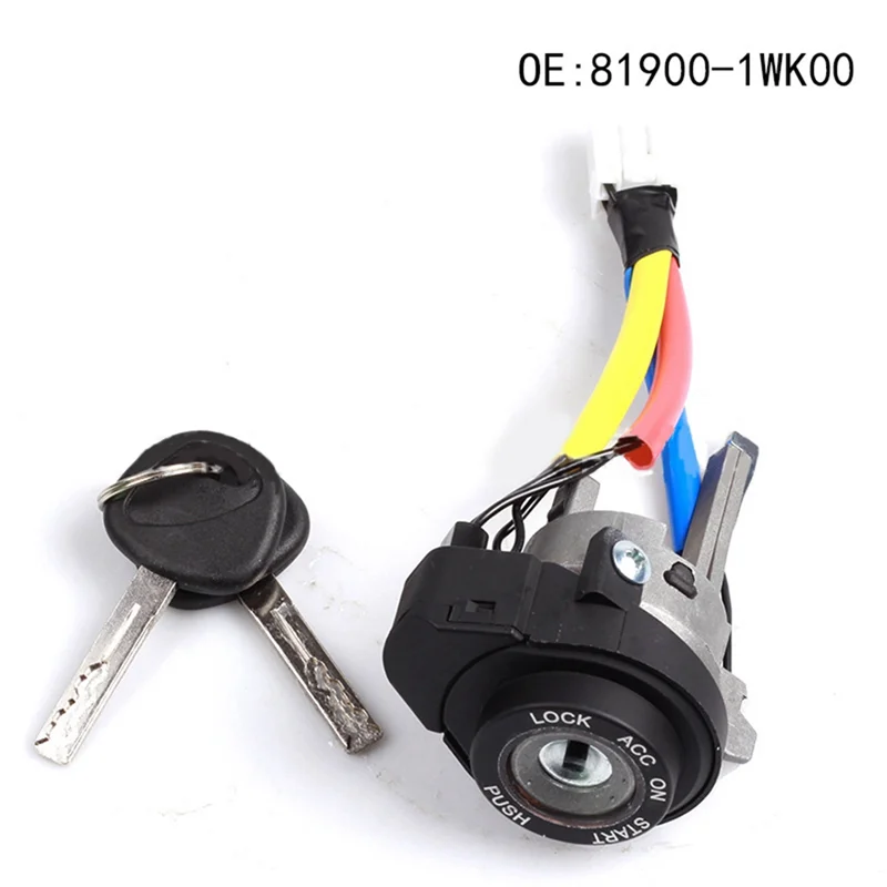 

Durable Car Ignition Door Lock Cylinder Switch With 2 Key Assly Parts For KIA OPTIMA K5 2011-2015 81900-1WK00 819702TA00 5 81905