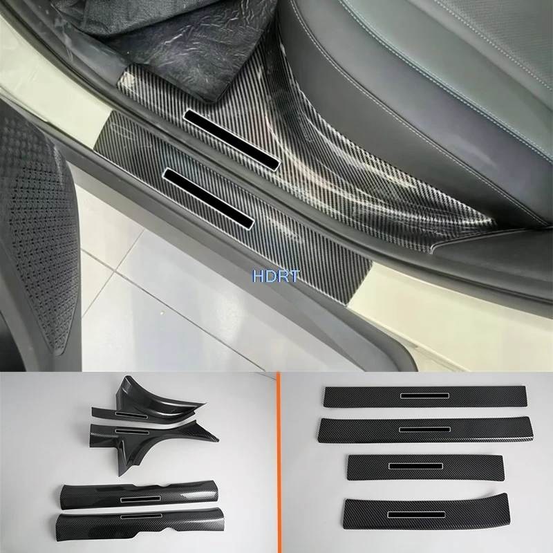 

For BYD Qin L/Seal 6 EV‌ 2025 + Car Styling Rear Trunk Guard Cover Tail Boot Plate Door Sill Threshold Scuff Welcome Pedal Trim