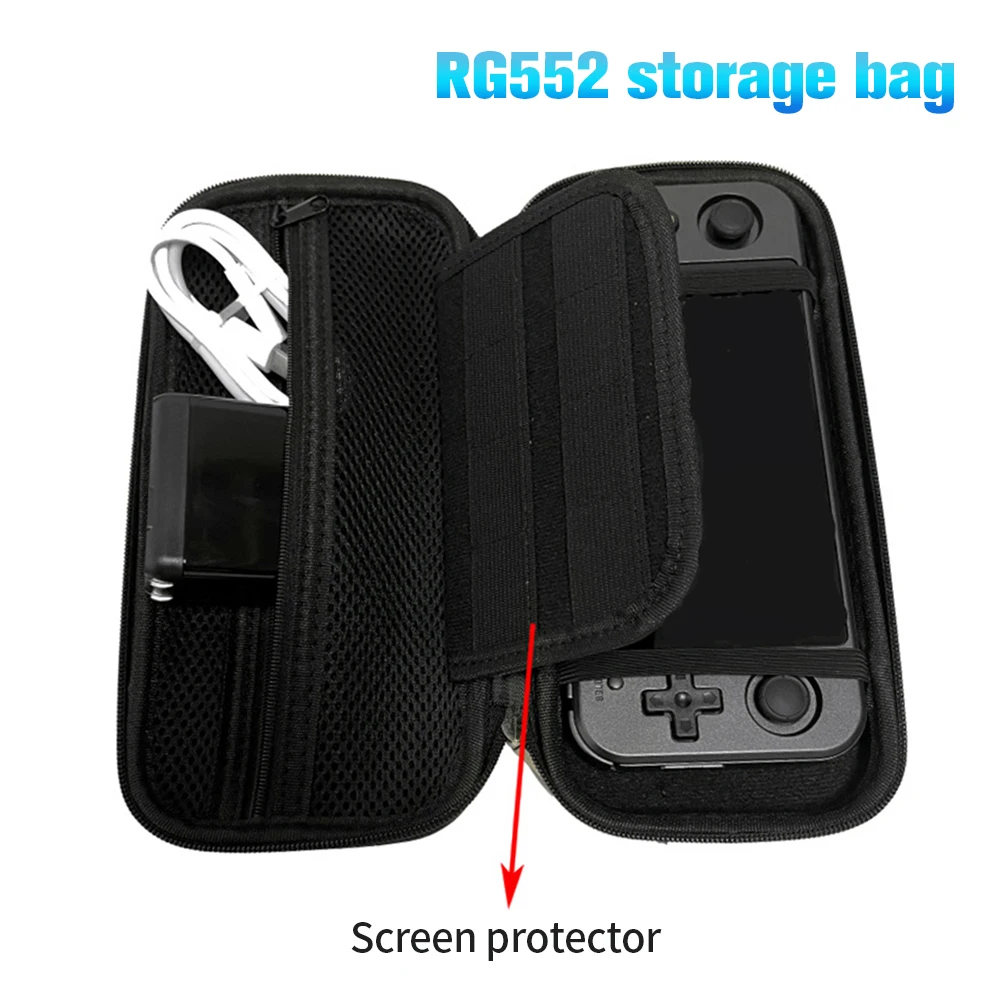 

Portable Shockproof Storage Bag for ANBERNIC RG552 Handheld Game Console Protective Case EVA Hard Game Console Carrying Case Box