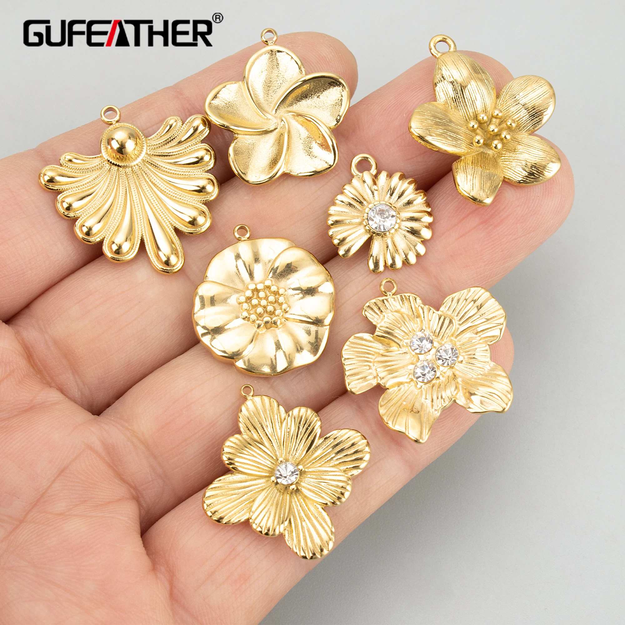 

GUFEATHER,2pcs/lot,MG63,jewelry accessories,316L stainless steel,charms,hand made,zircons,diy pendants,jewelry making