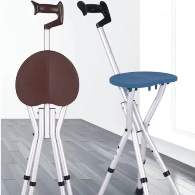 

Ultralight Stool Stool Walking Stick Tourist Solid Stool Old People Foldable Senior Furniture Le Stampelle LLSC