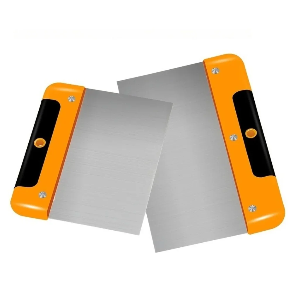 Rust Proof Stainless Steel Scraper 4 6 8 10 Inch Trowel Kit With High Elasticity Forging Blade And Non Slip Ergonomic Handle