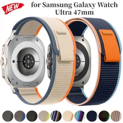 Trail Loop Nylon Strap for Samsung Galaxy Watch Ultra 2025 47mm Official No Gap Wristband for Samsung Watch 8-7 Ultra 47mm Belt