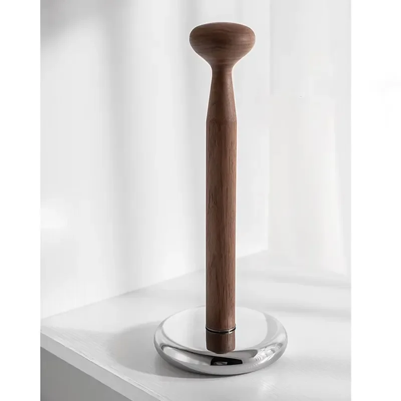 European-Style Modern Stainless Steel Floor-standing Paper Roll Rack Household Napkin Tissue Holder for Kitchen & Living Room