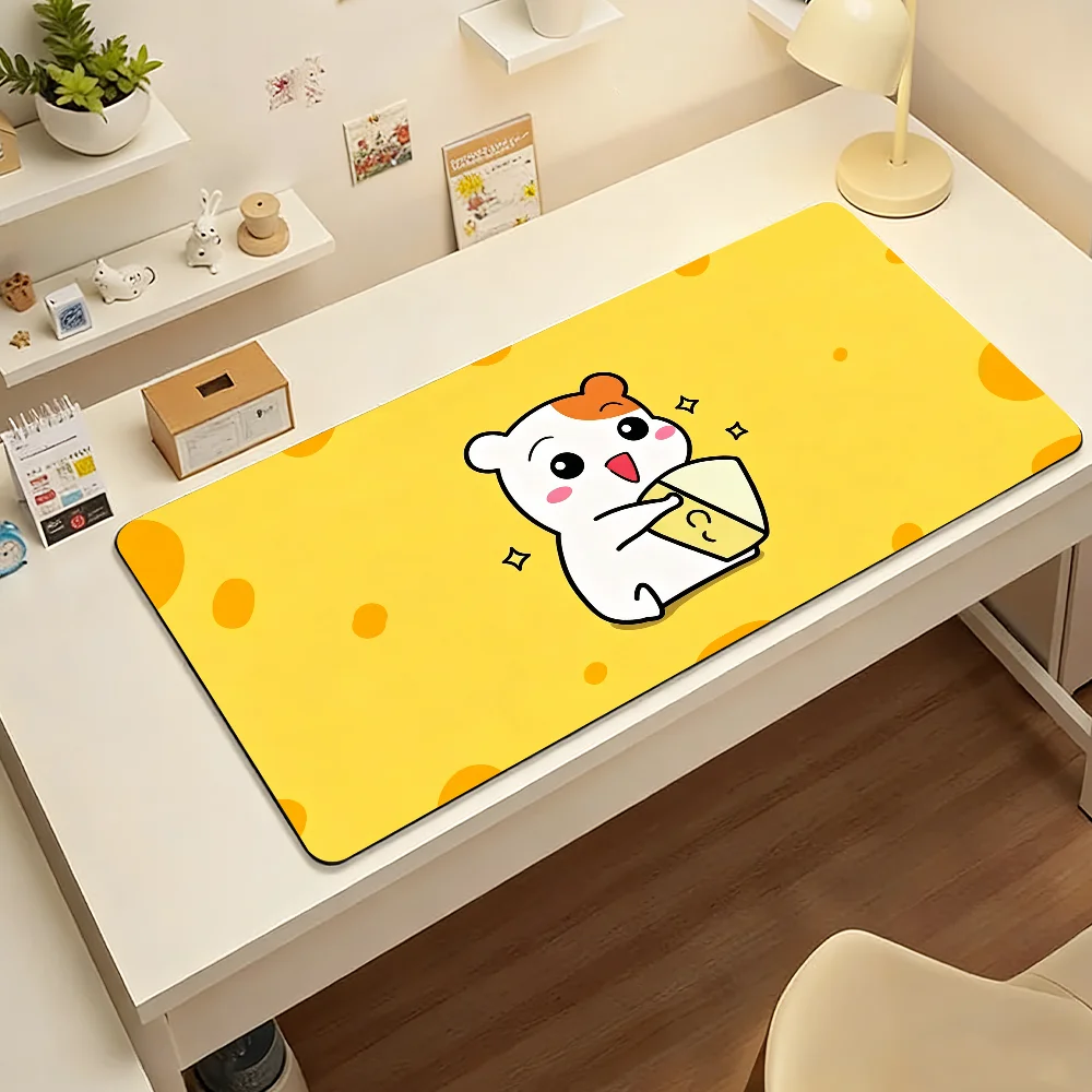 Cartoon Cute O-Oruchuban E-Ebichu Mouse Pad Large Non-Slip Waterproof Mat Stitched Edge Keyboard Pad for Gaming Daily Office