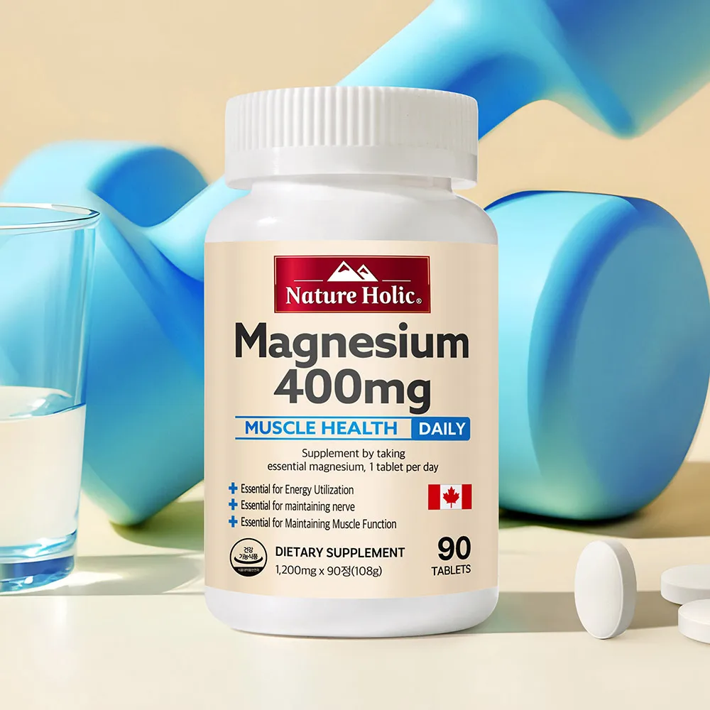 Natureholic كندا المغنيسيوم 400 مجم 1 زجاجة 90 كبسولة #2