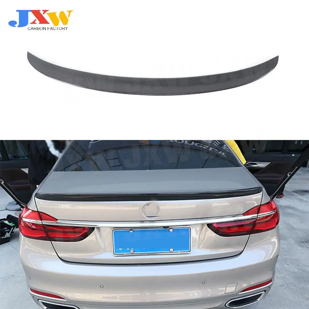 

7 Series Rear Spoiler Boot Wings AC Style for BMW G11 G12 740i 750i 760i Sedan Spoiler 2016-2018 Carbon Fiber / FRP Trunk Trim