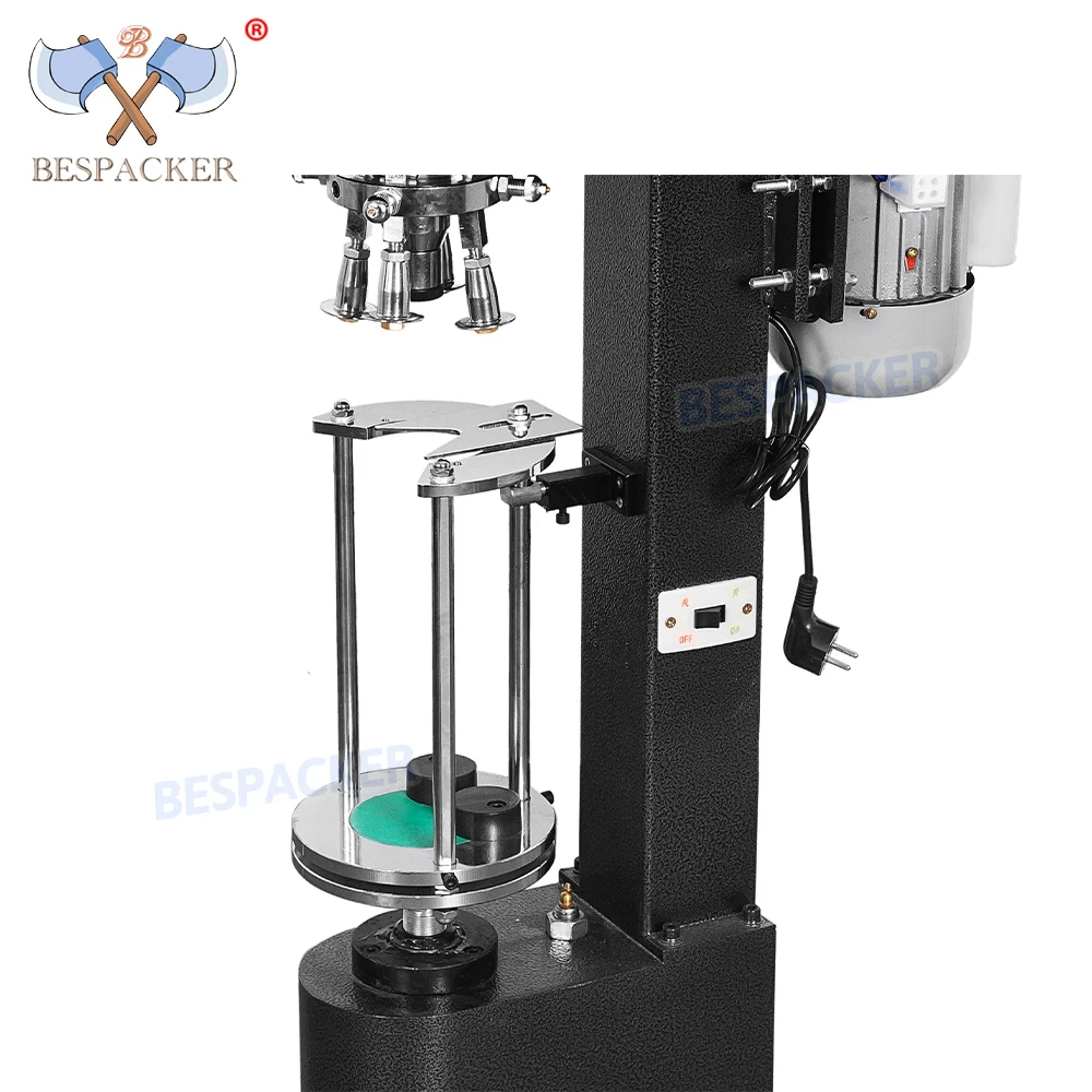 Tappatrice semiautomatica per bottiglie rotonde per acqua di vino da DK-50/M