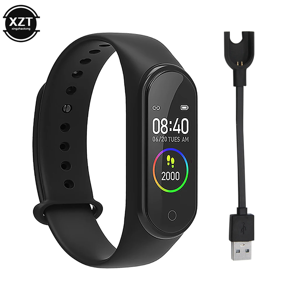 M4 Smart Watchs Sport Wristbands For Women LED Screen Fitness Traker Bluetooth Waterproof Lady Watchs Sports Brand Digital Watch