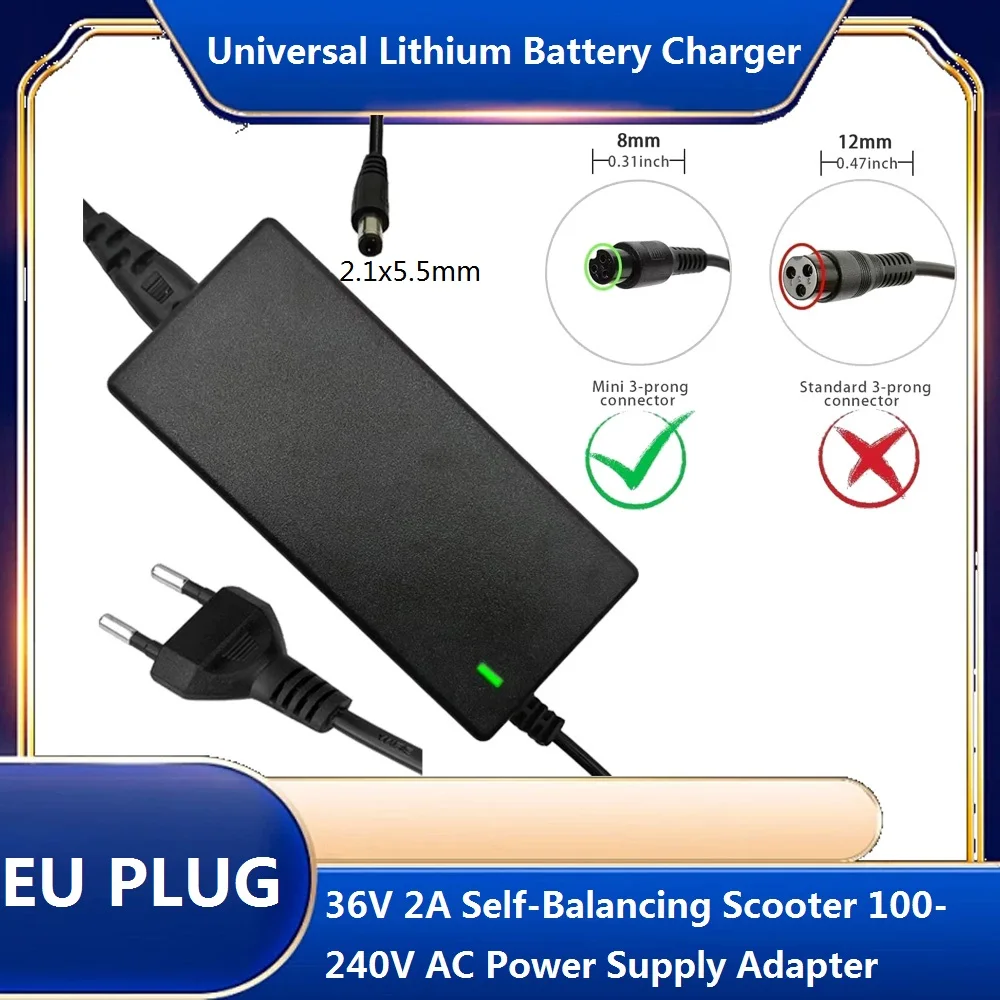 42V Dc 2.1*5.5Mm Po…