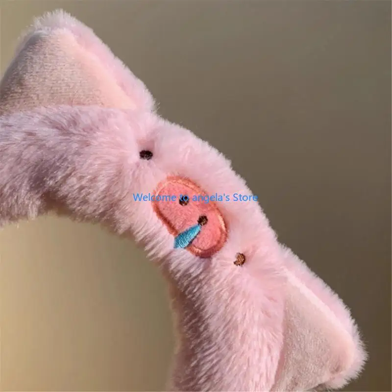 

X4YC Luxurious Party Headdress Adjustable Halloween Headwear Plush Unisex Headpiece for Various Occasion