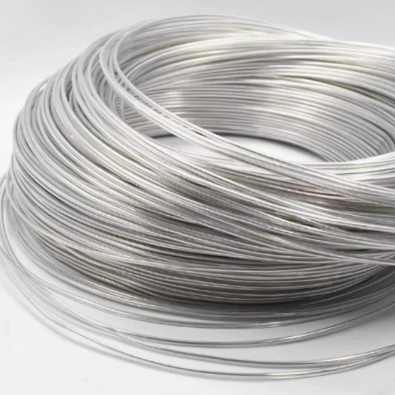 5/10/20M Diameter 0.2mm-8mm High Purity Aluminum Wire Aluminium Filament Aluminum Conductor Aluminium Yarn Al Wire