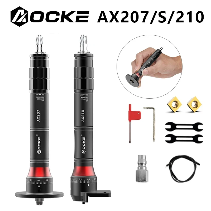 Mini máquina de chanfrar pneumática portátil, arco de 45 graus, máquina de corte de chanfradura manual para rebarbação de metal 0.1 ~ 0.9mm