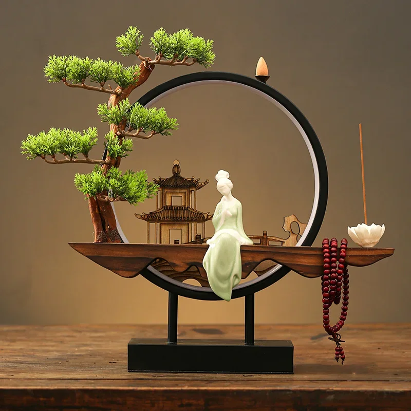 Led  Incense Burner Zen Decoration Luxury Aromatic Incense Stand Lotus  Tea Room Quemadores De Incienso Decoration for Home