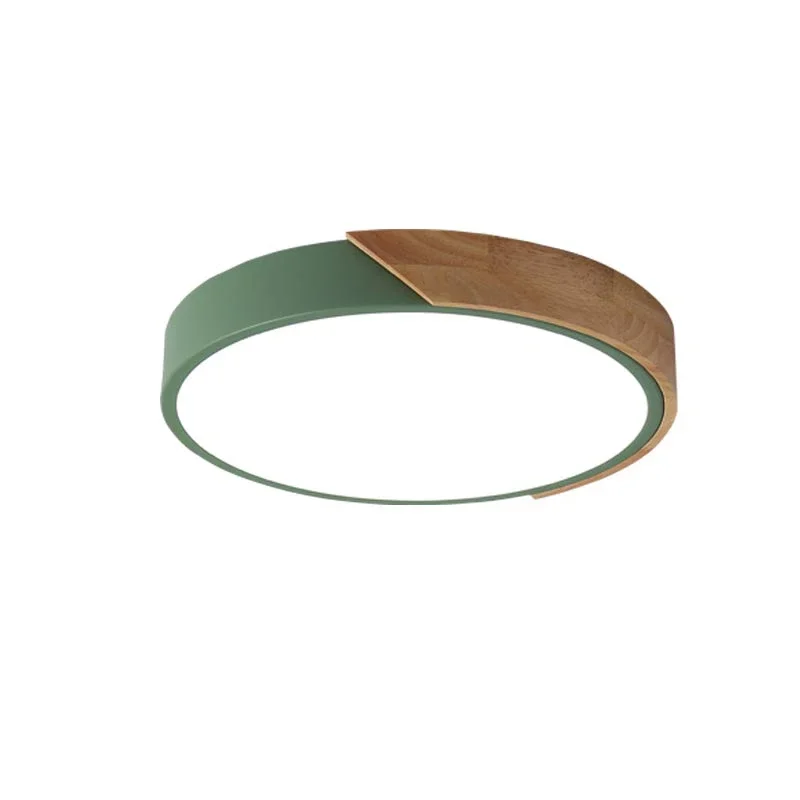 

Modern LED Ceiling Light Thin 5cm Lamp Wooden Lighting Living Room Home Decor Balcony Remote Control 30cm Macaron Ceiling Lamp