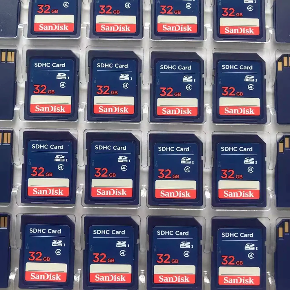 SanDisk بطاقة SD 32 جيجابايت بطاقة ذاكرة الكاميرا لكانون نيكون باناسونيك CCD بطاقة الكاميرا الرقمية سيارة شنت بطاقة فلاش SDHC بطاقة كبيرة