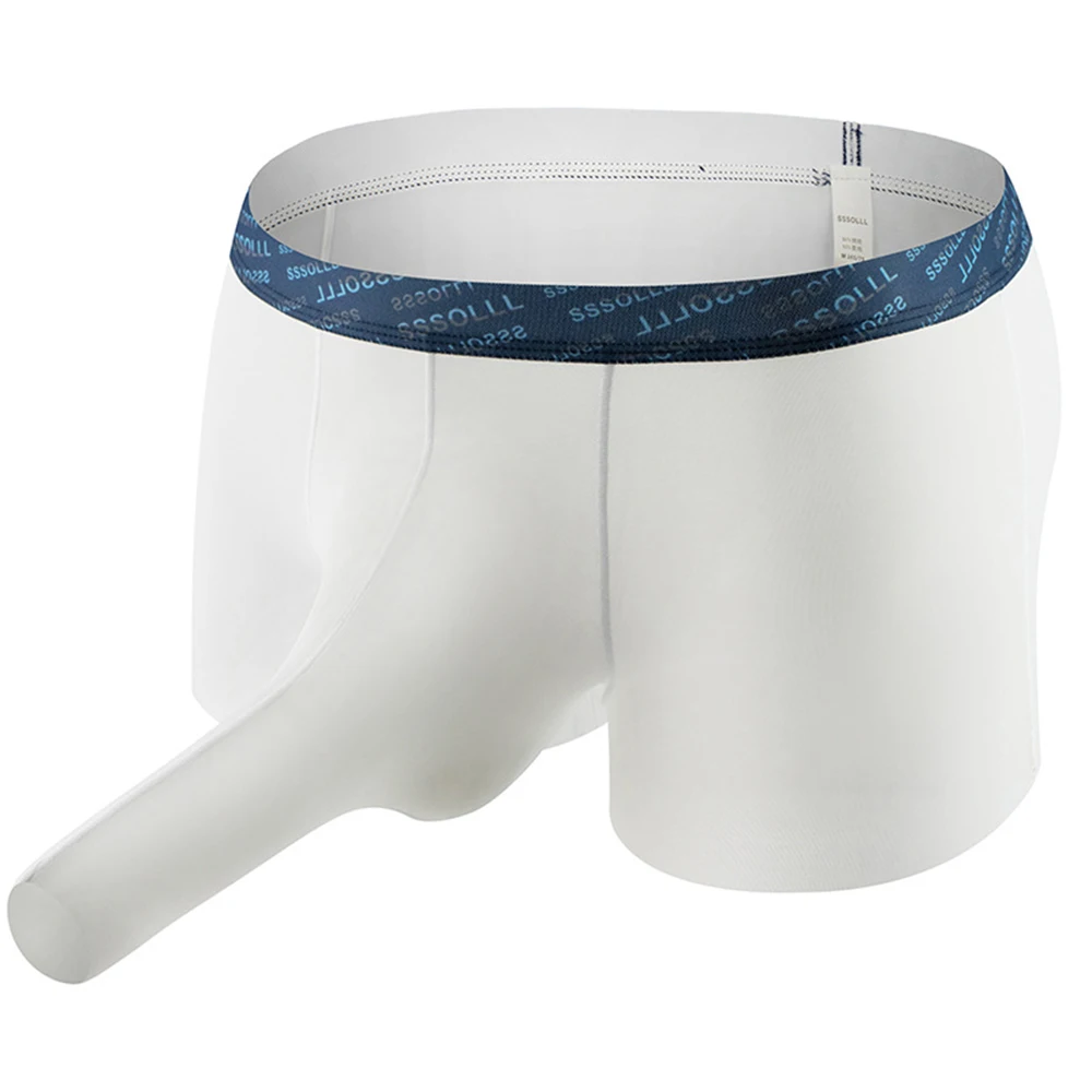 Knickers Elephant Nose Briefs Comfy Breathable Mesh Ice Silk Male Underwear Sexy Elephant Nose Boxer Briefs Knickers