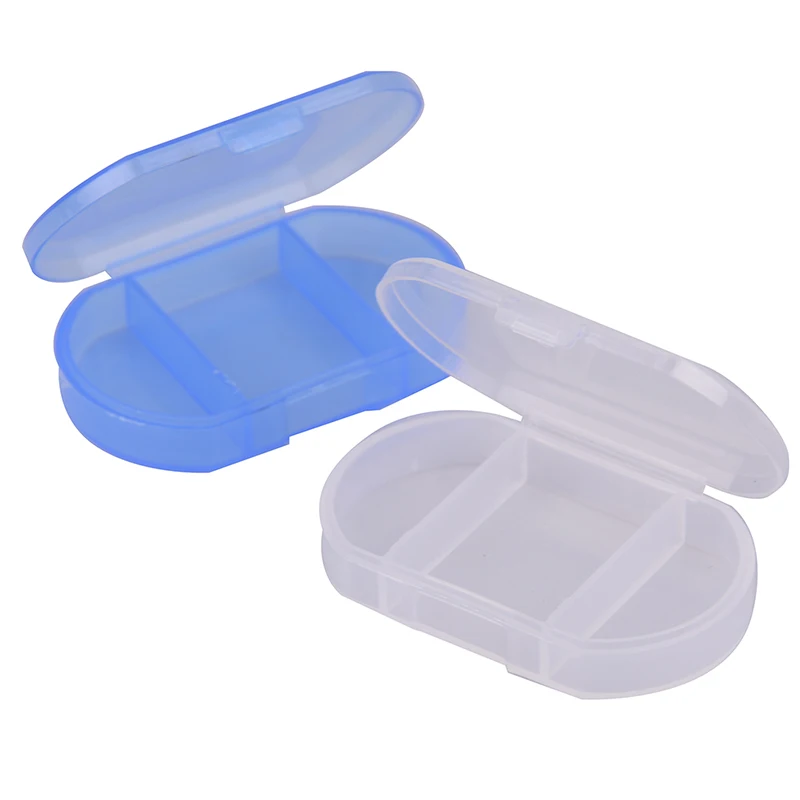 Portable Mini Pill Cases Plastic Medicine Storage Pill Box Travel Organizer Foldable Box Tablet Sorter Containers